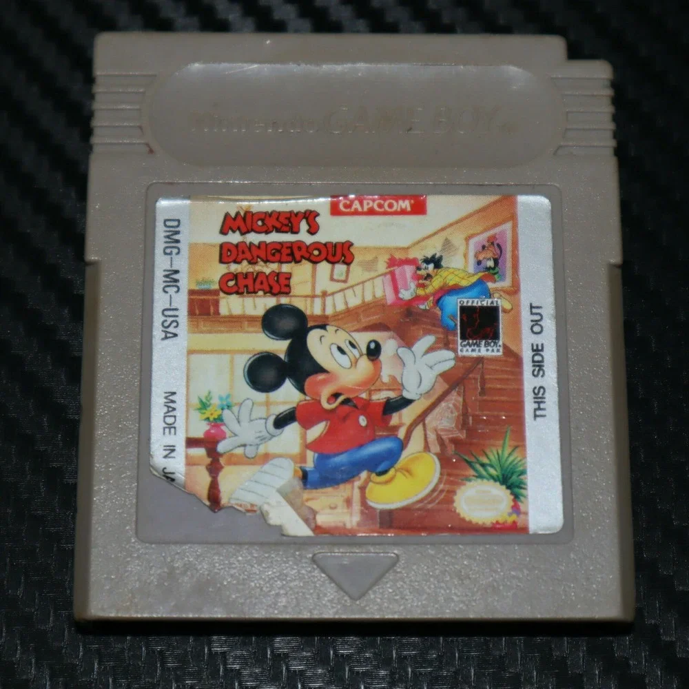 MICKEY'S DANGEROUS‎ CHASE (Gameboy, 1987) TESTED & WORKS DISNEY NINTENDO GAMEBOY